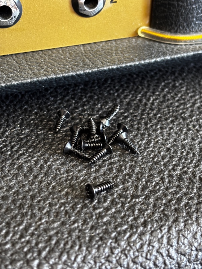 Tornillos para Stratocaster-Telecaster Negros — foto 1 de 3, A.C.M.E. Guitar Parts